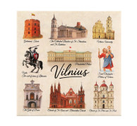 Vilnius City Symbols Magnet